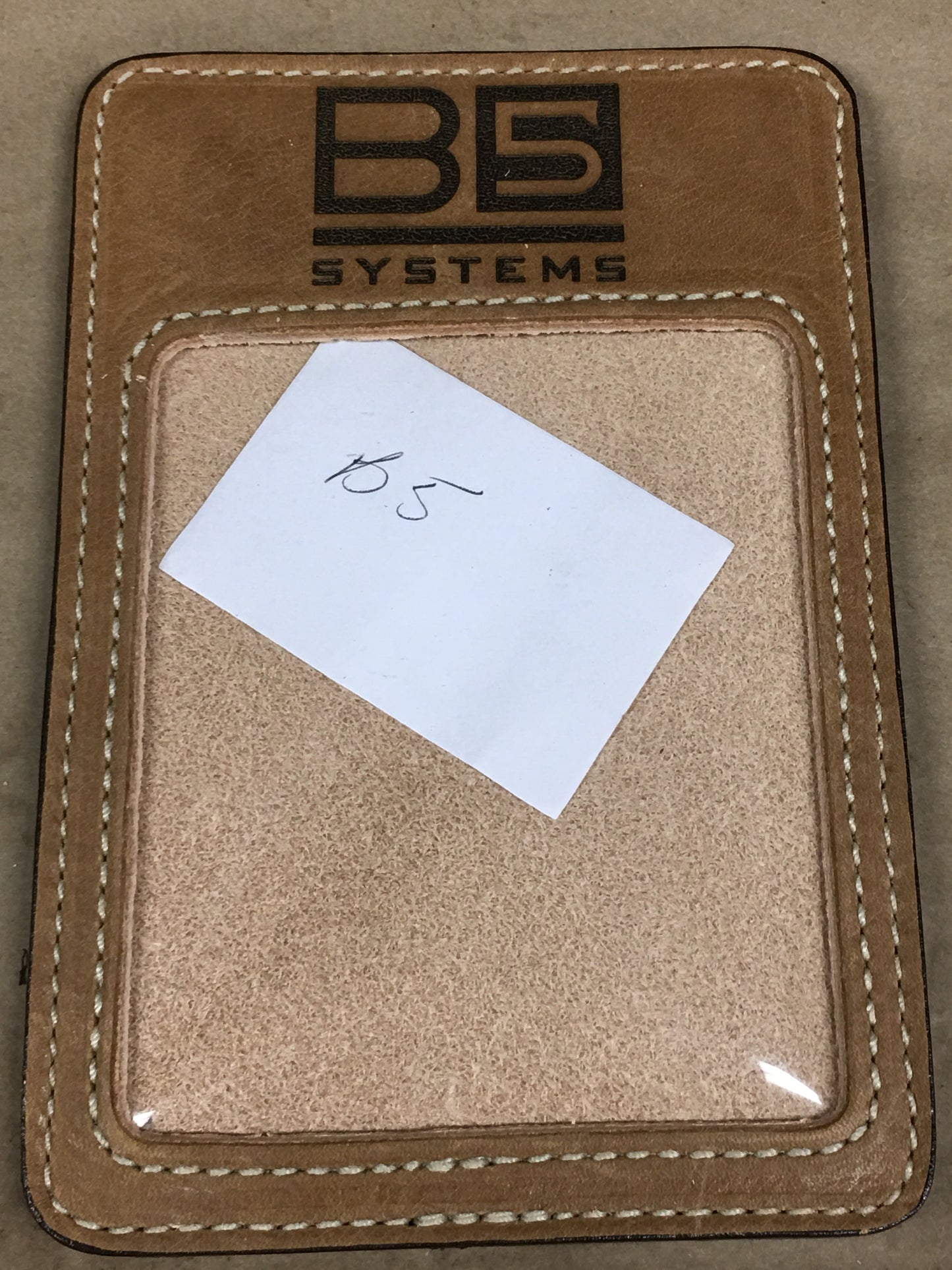 MGL Leather Trade Show Badge Holders