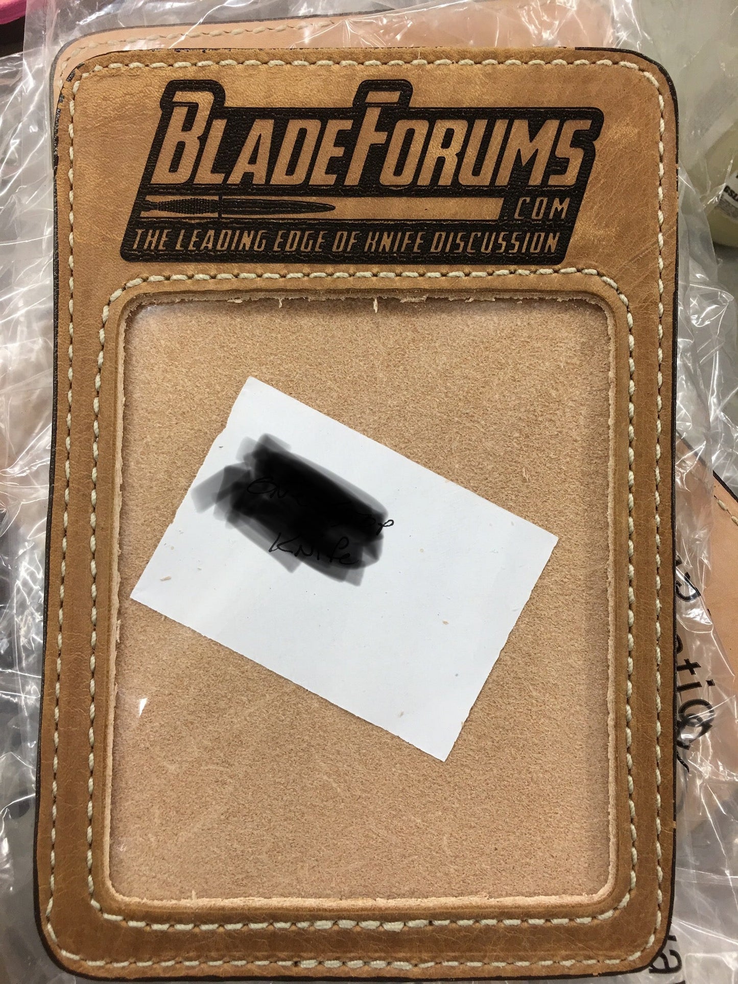 MGL Leather Trade Show Badge Holders