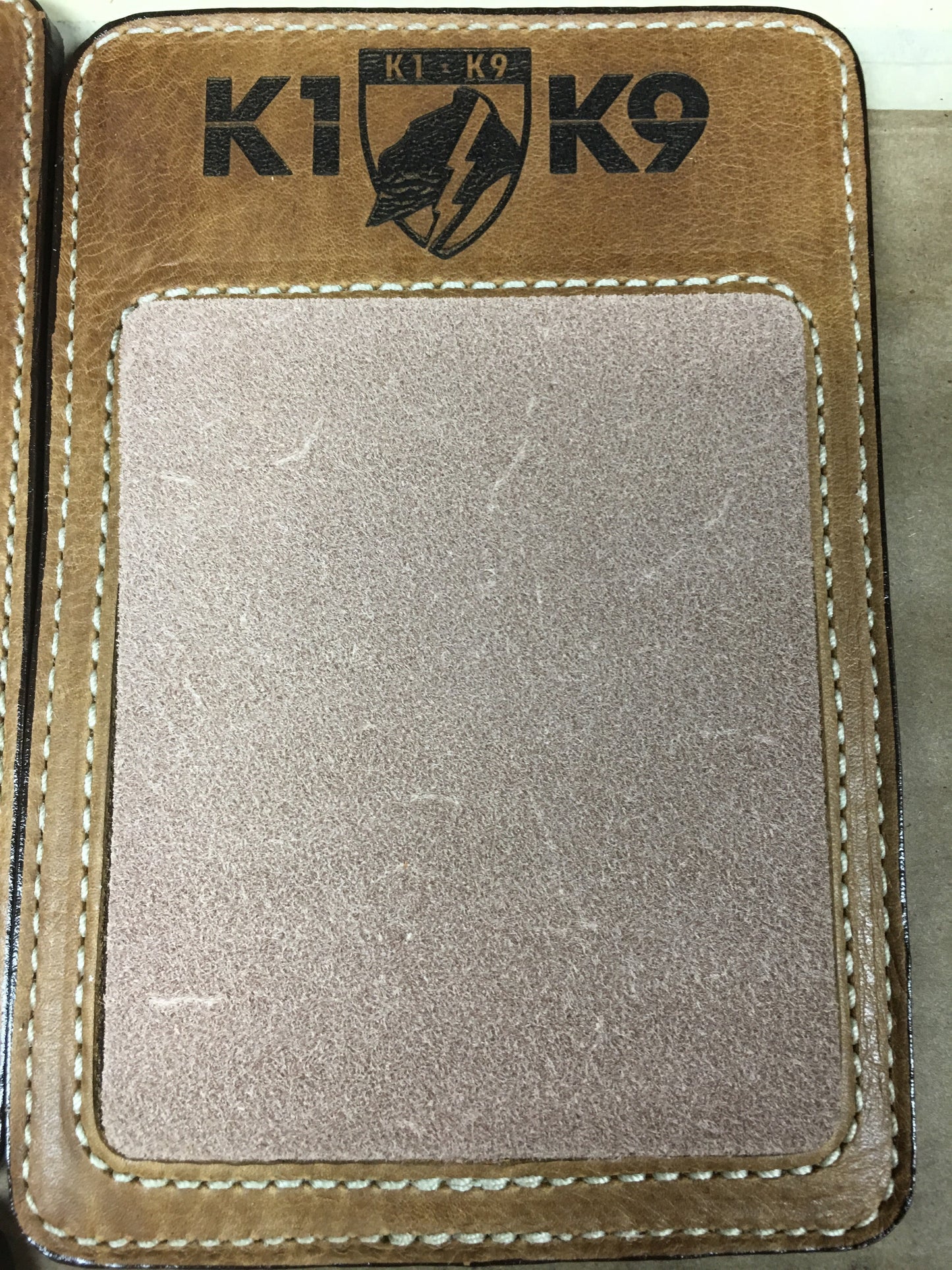 MGL Leather Trade Show Badge Holders