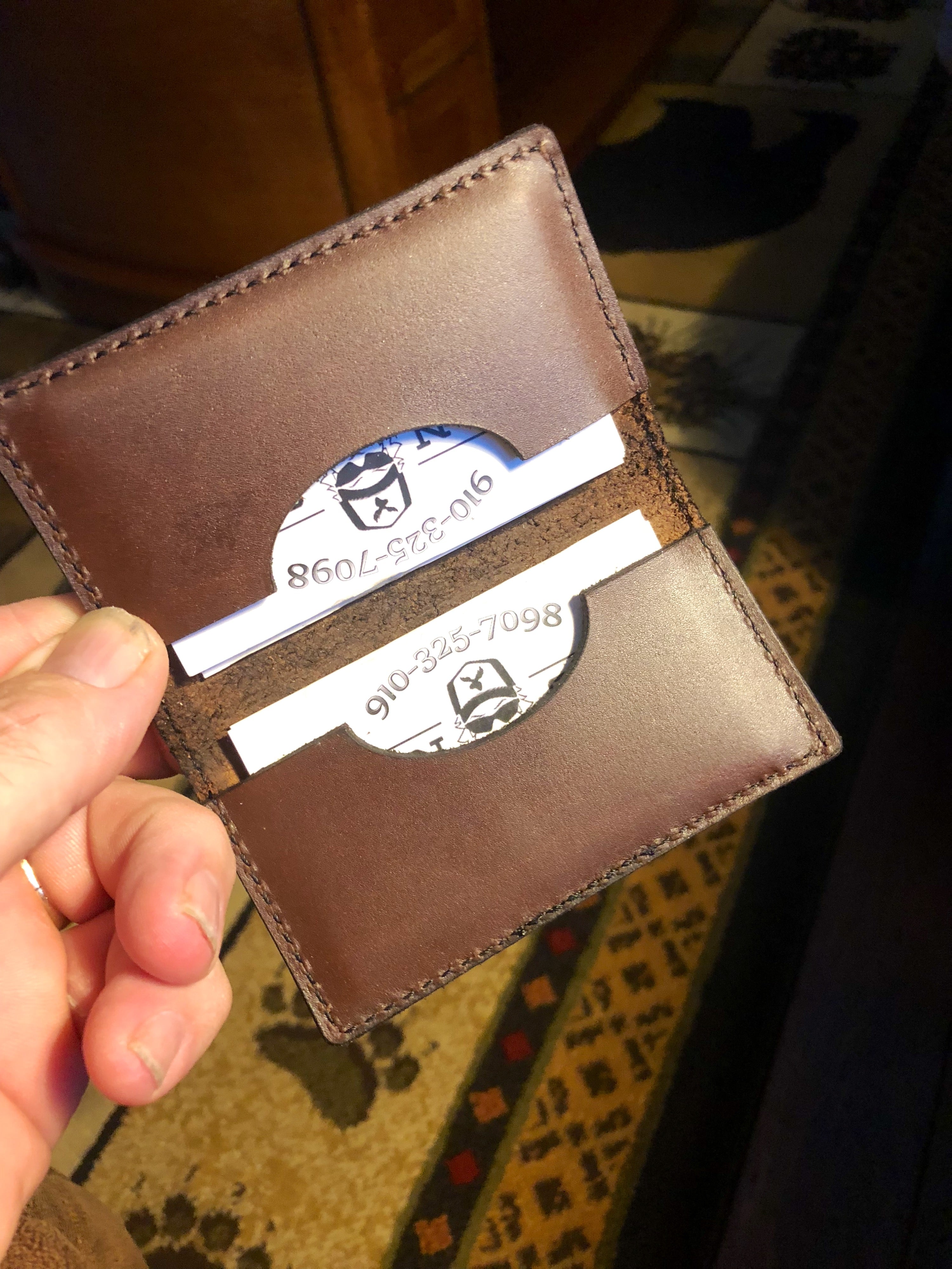 MGL “Business Card Wallet” – Mean Gene Leather