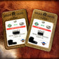 MGL Leather Trade Show Badge Holders